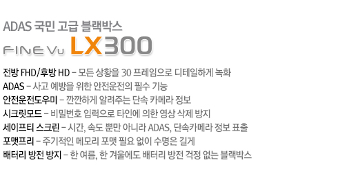LX300 설명